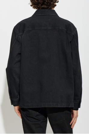 Saint Laurent Denim shirt with embroidered logo