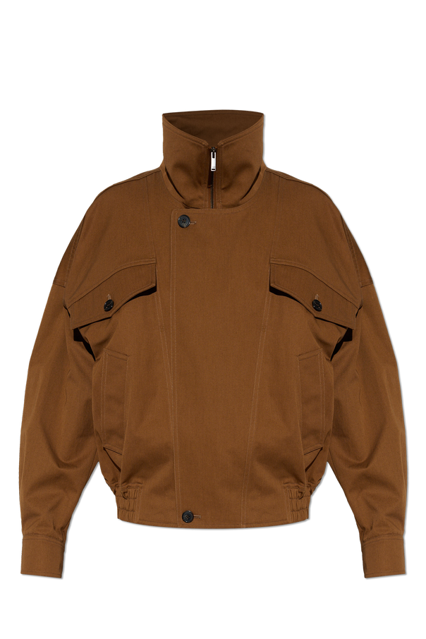 Saint Laurent Stand-collar jacket