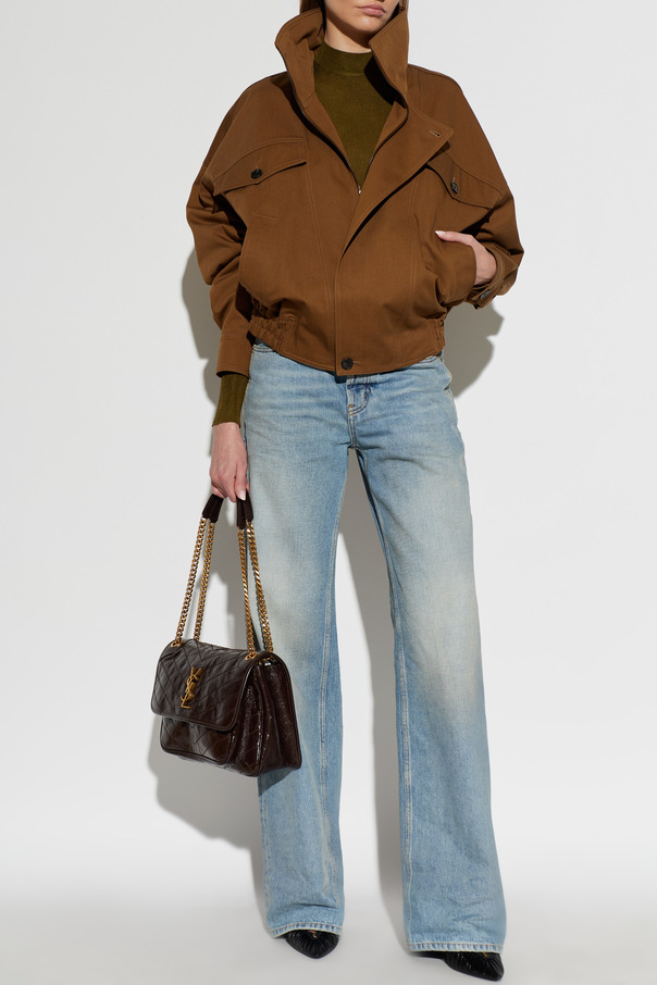 Saint Laurent Stand-collar jacket