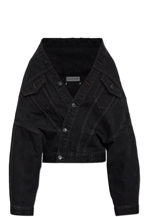 Vintage-effect denim jacket od Balenciaga