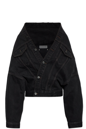 Vintage-effect denim jacket