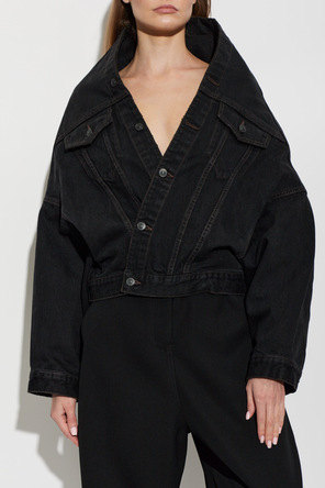 Balenciaga Vintage-effect denim jacket