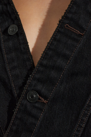 Balenciaga Vintage-effect denim jacket