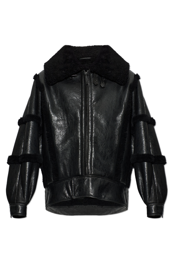 Balenciaga Shearling Short Boxy Coat by Balenciaga