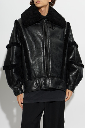 Balenciaga Shearling Short Boxy Coat by Balenciaga