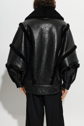 Balenciaga Shearling Short Boxy Coat by Balenciaga