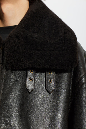 Balenciaga Balenciaga Aviator Shearling Jacket