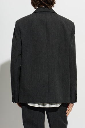 Balenciaga Wool Single-Vent Blazer