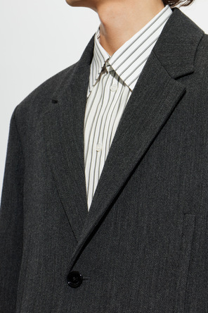 Balenciaga Wool Single-Vent Blazer