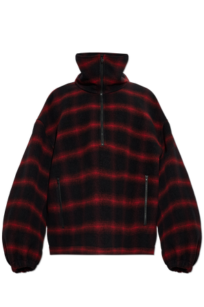 Wool Quarter-Zip Oversized Pullover by Balenciaga