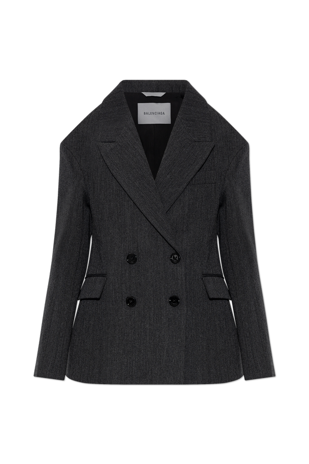 Wool double-breasted blazer od Balenciaga