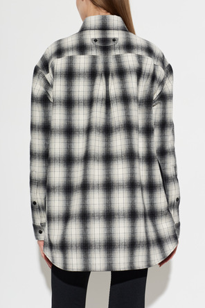 Balenciaga Camisa acolchada con aberturas laterales