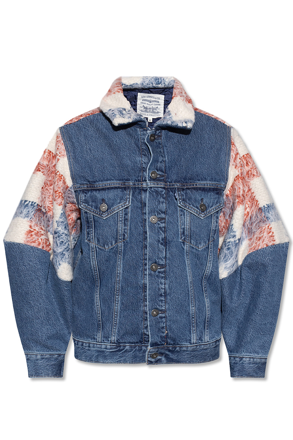 Denim jacket 'Made & Crafted®' collection Levi's - IetpShops BF -  Tagliatore cropped tweed jacket
