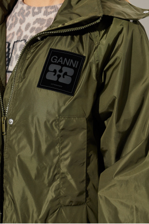 Ganni Loose-fit parka with hood