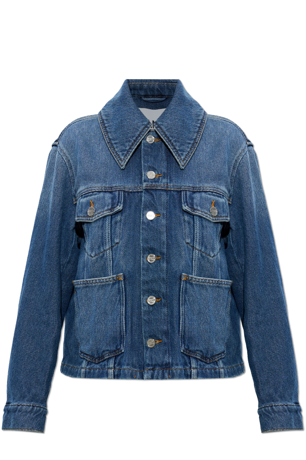 Ganni Denim jacket with pockets