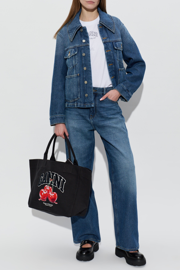 Ganni Denim jacket with pockets