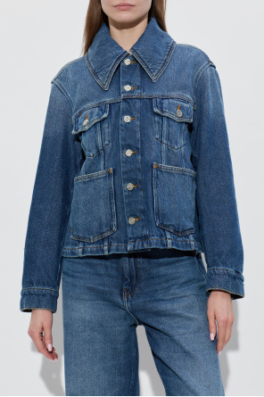 Ganni Denim jacket with pockets