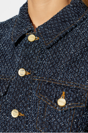 Ganni Denim jacket with peplum