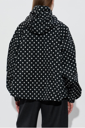 Ganni Kurtka ze wzorem w kropki