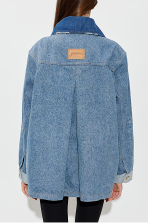 Ganni Chaqueta vaquera con efecto 'vintage'