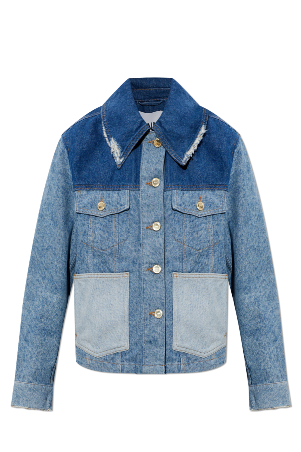 Denim jacket with 'vintage' effect od Ganni