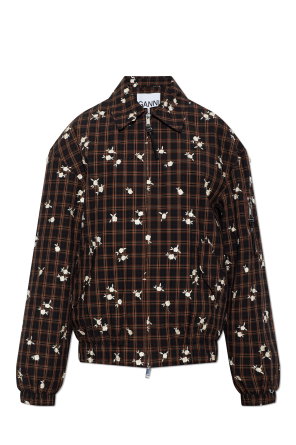 Jacke mit Blumenmuster
