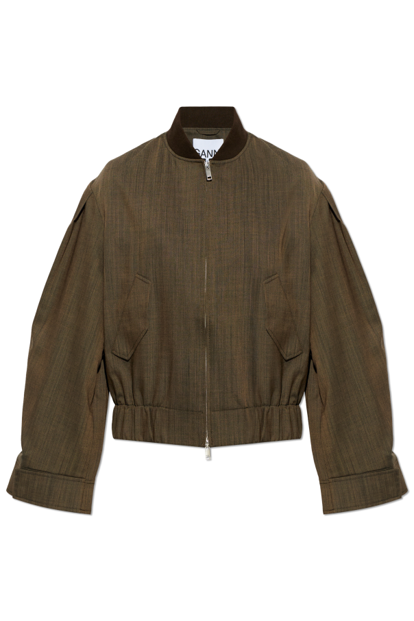Wool bomber jacket od Ganni