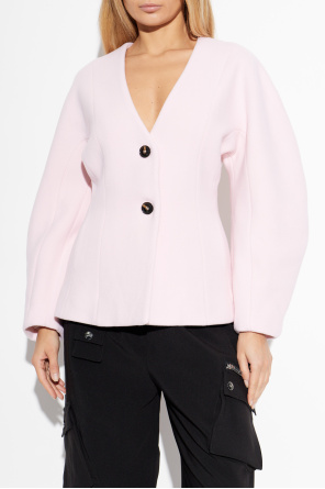 Ganni Krótki płaszcz