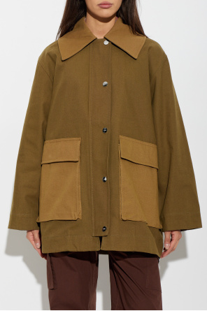 Ganni Cotton jacket with pocket