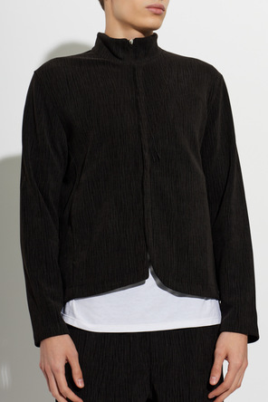 POST ARCHIVE FACTION Ribbed Jacket with Stand Collar by POST ARCHIVE FACTION