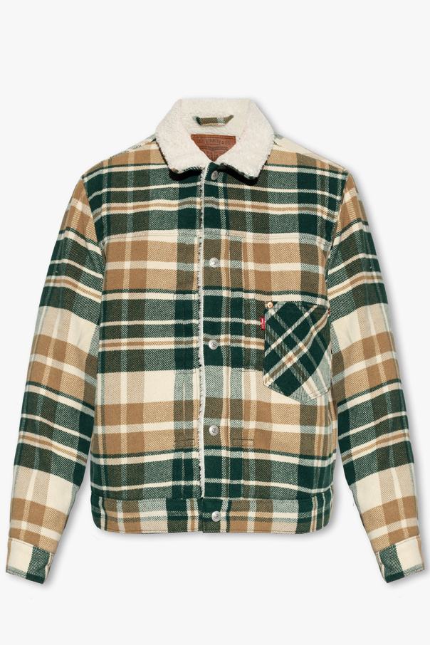 Levi's Checked jacket slogan ‘Premium’ collection