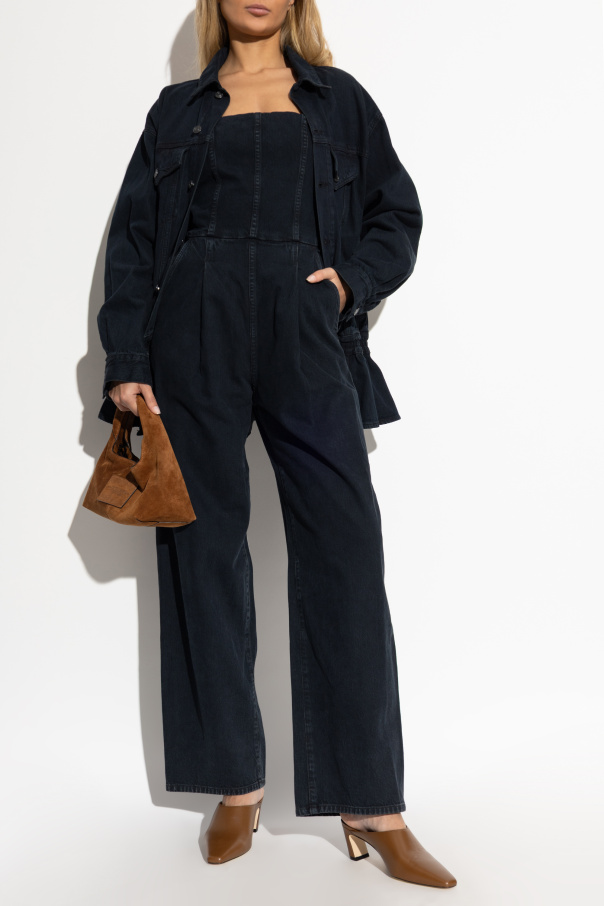 AGOLDE Jeansjacke mit Schößchen