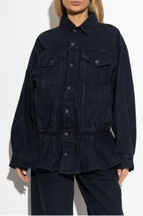 AGOLDE Jeansjacke mit Schößchen