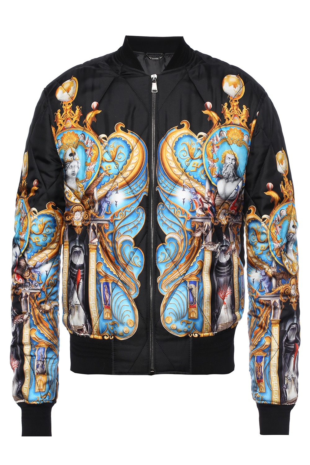 versace baroque bomber jacket