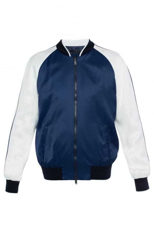 versace white bomber jacket