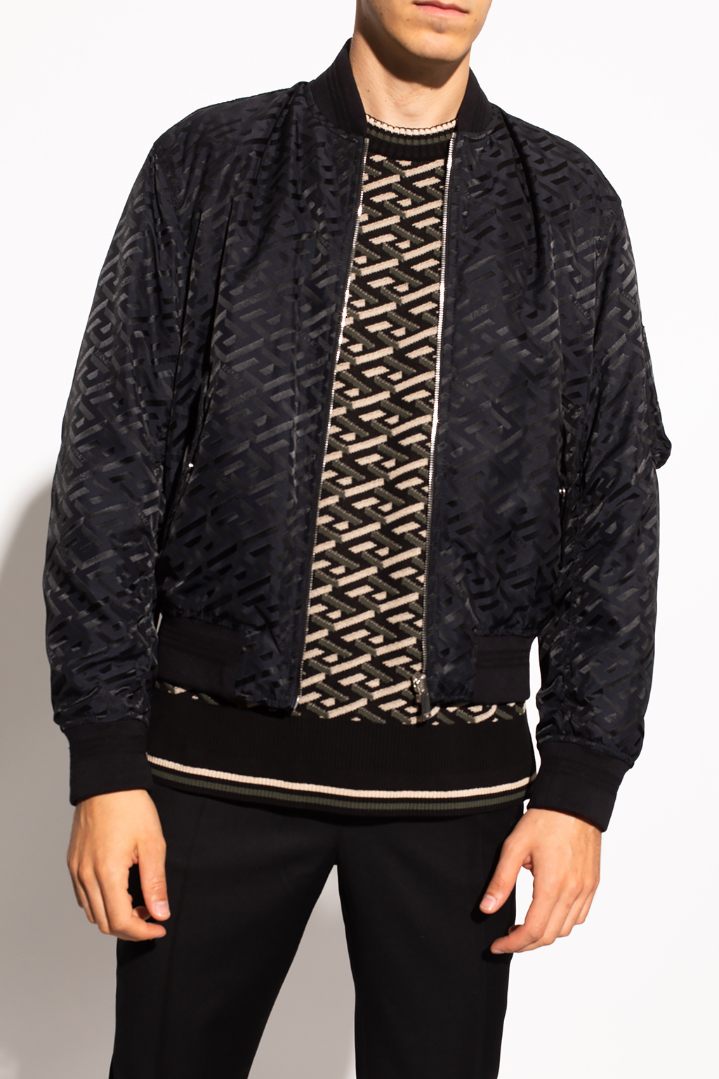 Versace Reversible bomber jacket