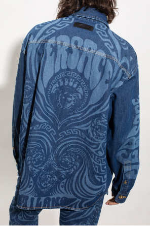 Versace Patterned denim Jackets