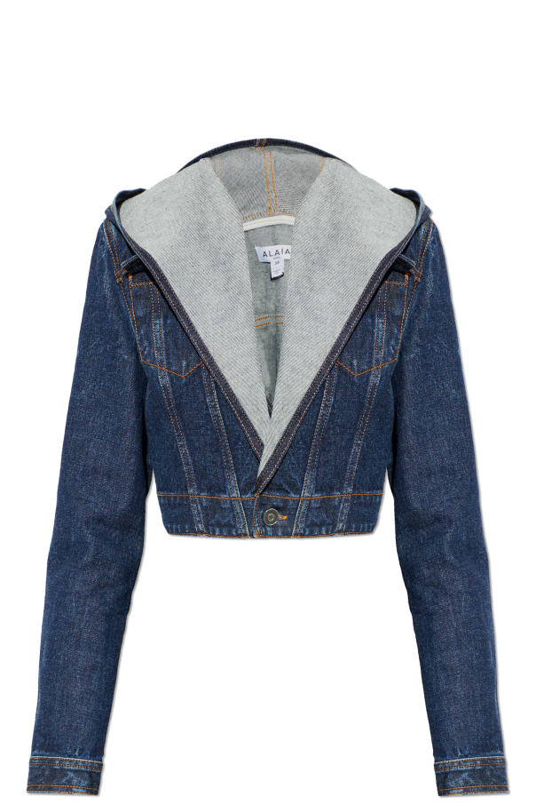 Denim jacket with hood od Alaïa