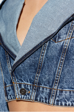 Alaïa Chaqueta vaquera con capucha