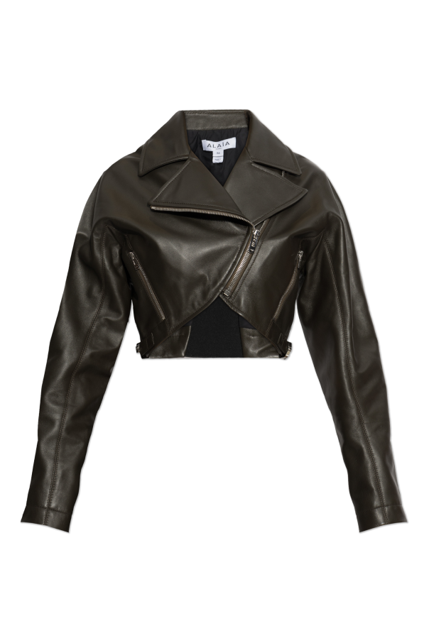 Leather jacket od Alaïa