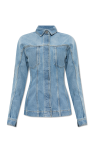 Alaïa Form-fitting denim jacket
