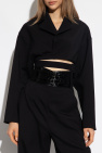 Alaïa BLACK Cropped shirt