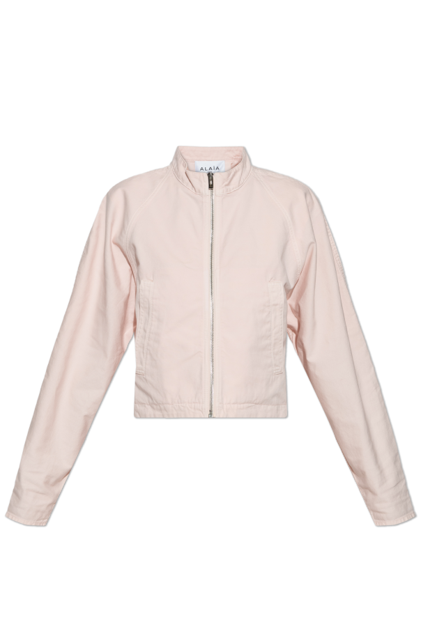 Jacket with a stand-up collar od Alaïa