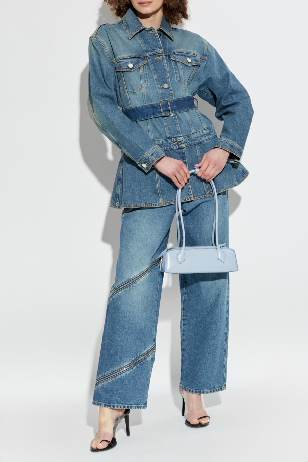 Alaïa Kurtka jeansowa z pasem