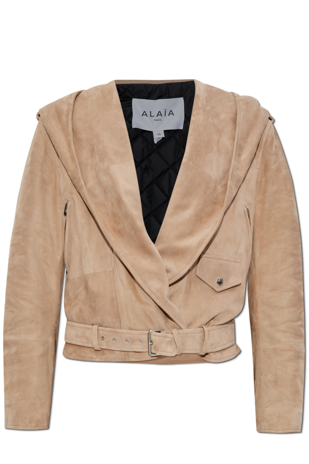 Suede jacket with hood, zdjęcie 1 Suede jacket with hood od Alaïa