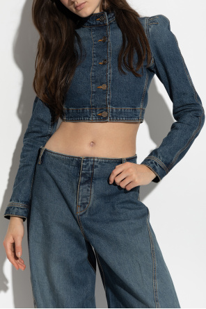 Alaïa Short denim jacket