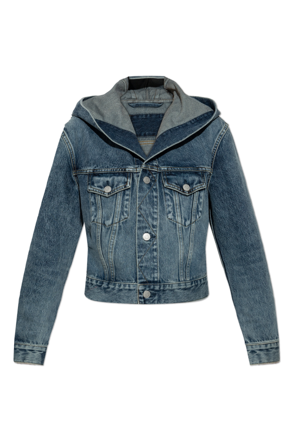 Denim jacket with hood od Alaïa