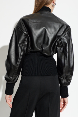 Alaïa Leather 'bomber' jacket