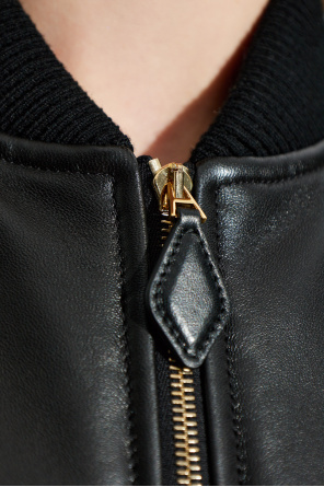 Alaïa Leather 'bomber' jacket