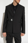 1017 ALYX 9SM BLACK Blazer with rollercoaster buckle